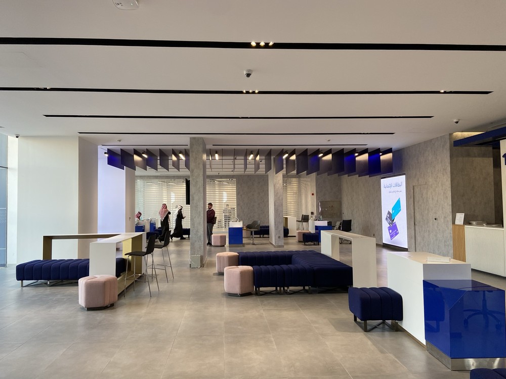 Flexible modular interior design Al Rajhi Bank | Principle Global