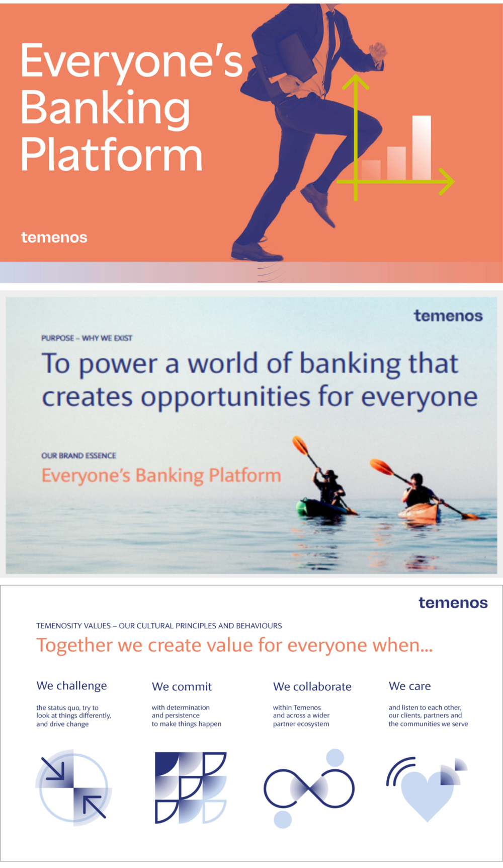 Principle crafted a new logo and brand identity for Temenos